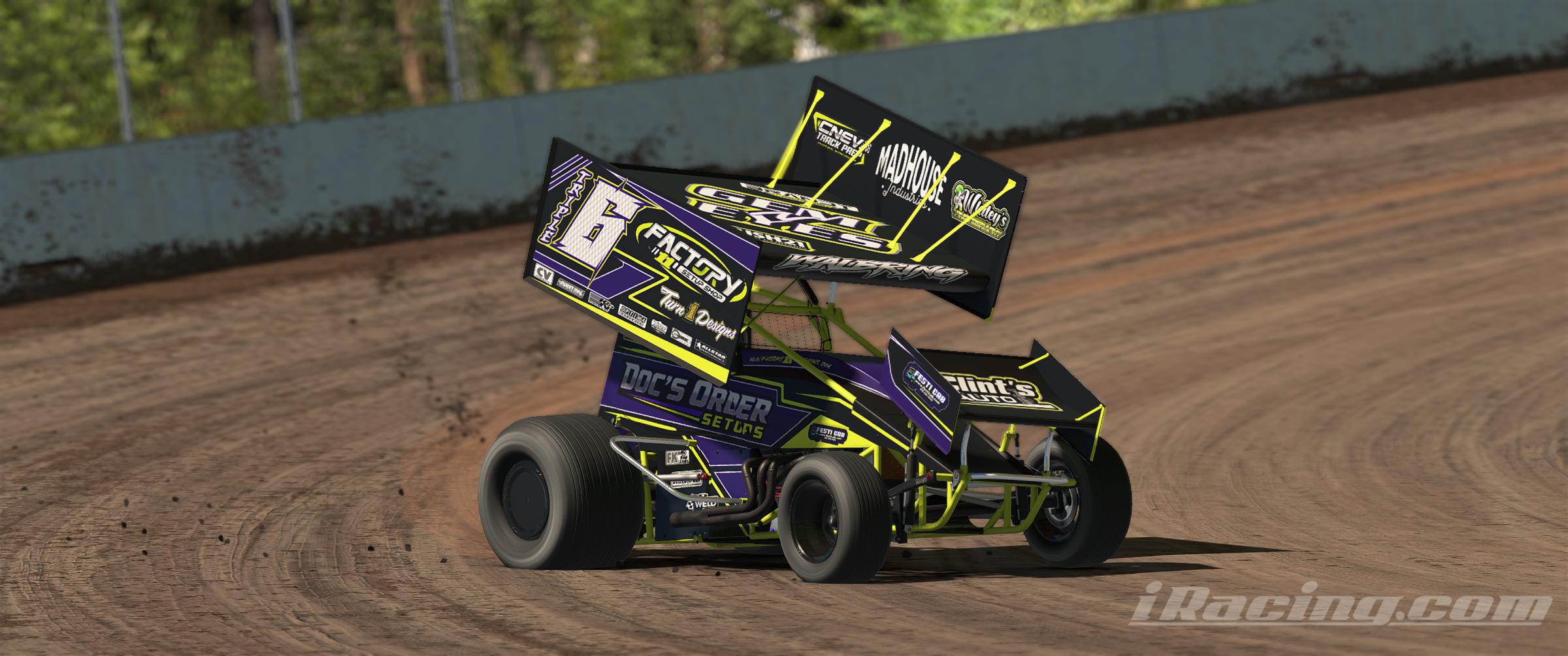 Preview of Justin Walbring #666 Factory 11 Sprint  by Jon Gutekunst
