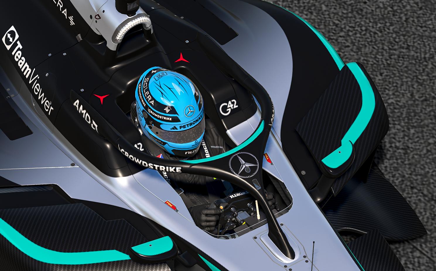 Preview of george russell 2025 mercedes amg by Daniel B.