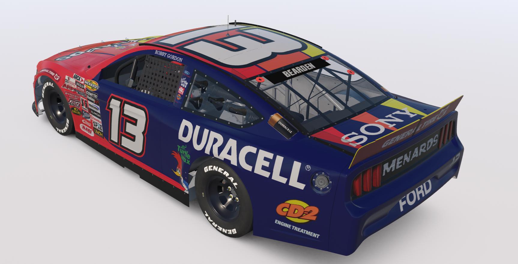 Preview of Robby Gordon 2000 Menards Mustang No Numbers by Josh Bearden