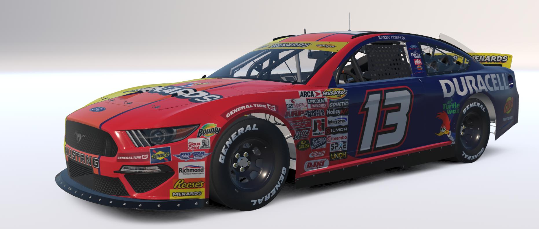 Preview of Robby Gordon 2000 Menards Mustang No Numbers by Josh Bearden