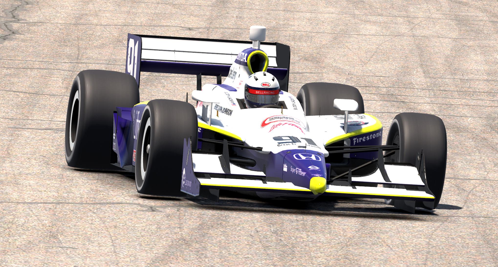 Preview of NO NUM #91 Buddy Lazier / Hemelgarn Enterprises - 2008 Indy 500 by Abigail von Exner