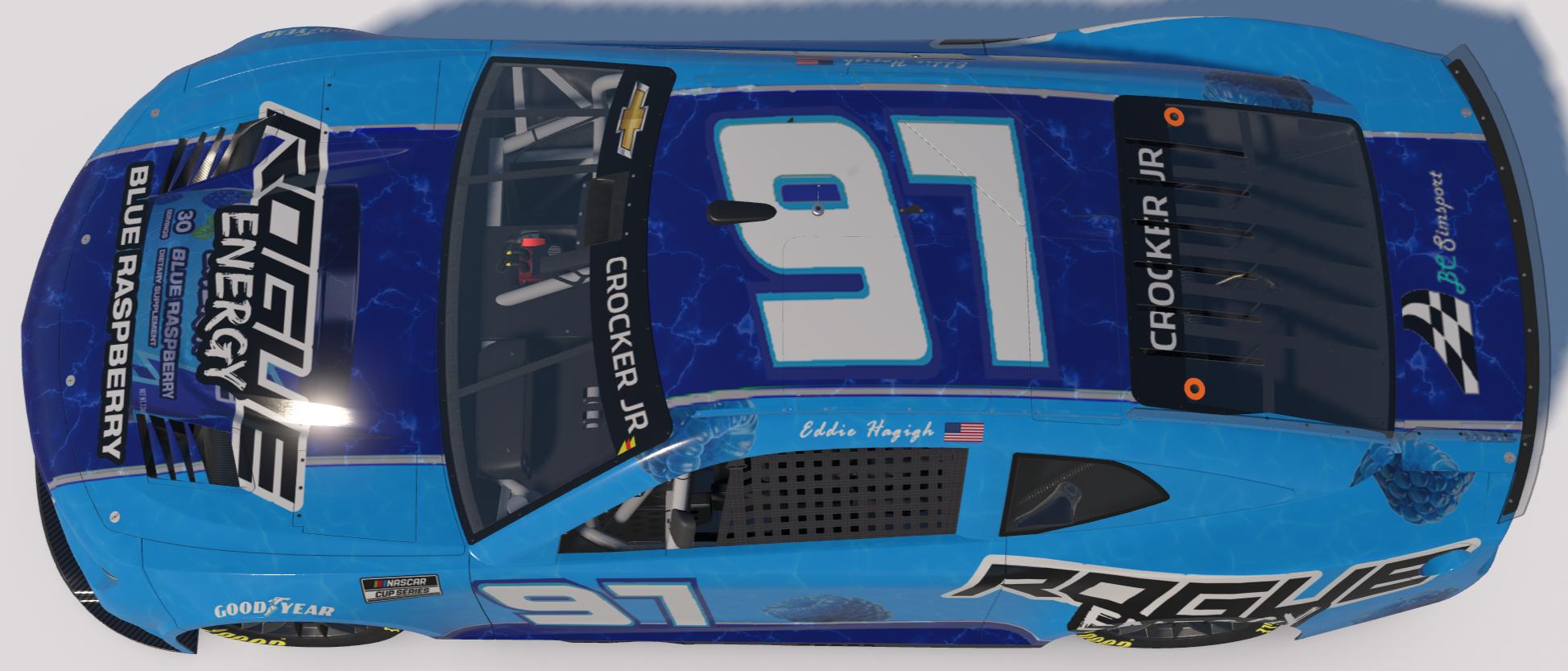Preview of Rogue Energy Blue Raspberry Next Gen Chevy - Eddie Hagigh #97 (PLAYOFF) by Marshall Crocker Jr