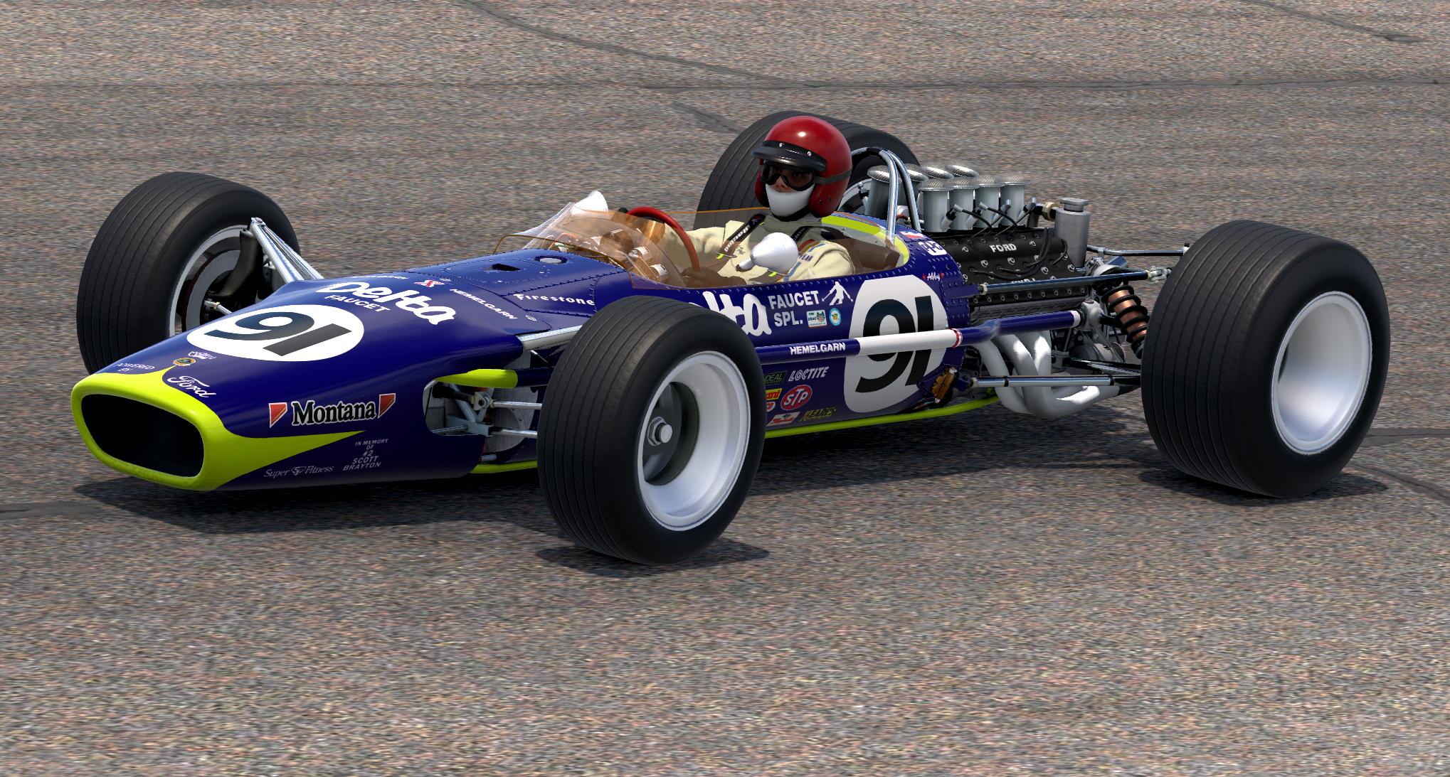 Preview of #91 Buddy Lazier / Hemelgarn Enterprises - Delta 1996 / 1967 GPL by Abigail von Exner