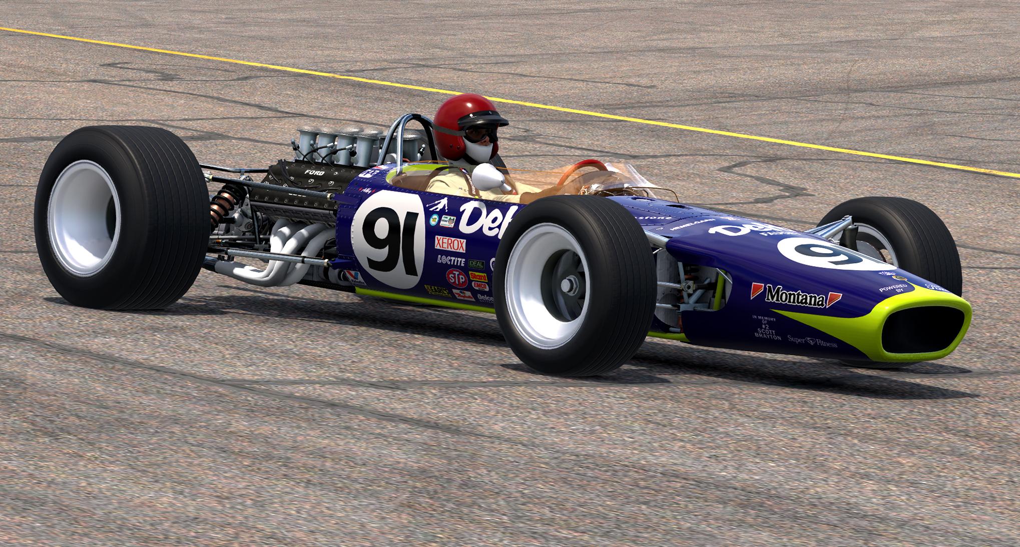 Preview of #91 Buddy Lazier / Hemelgarn Enterprises - Delta 1996 / 1967 GPL by Abigail von Exner
