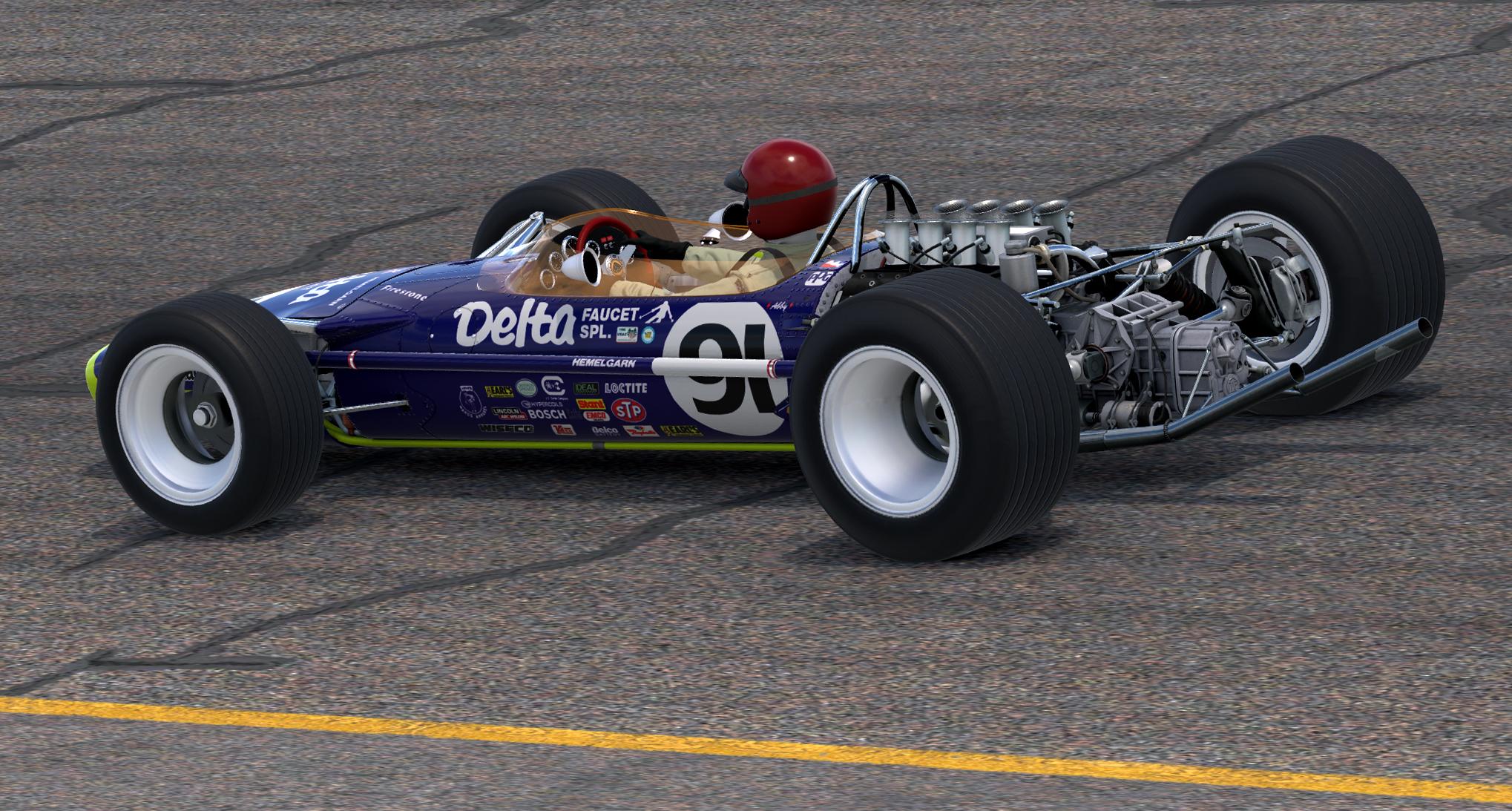Preview of #91 Buddy Lazier / Hemelgarn Enterprises - Delta 1996 / 1967 GPL by Abigail von Exner