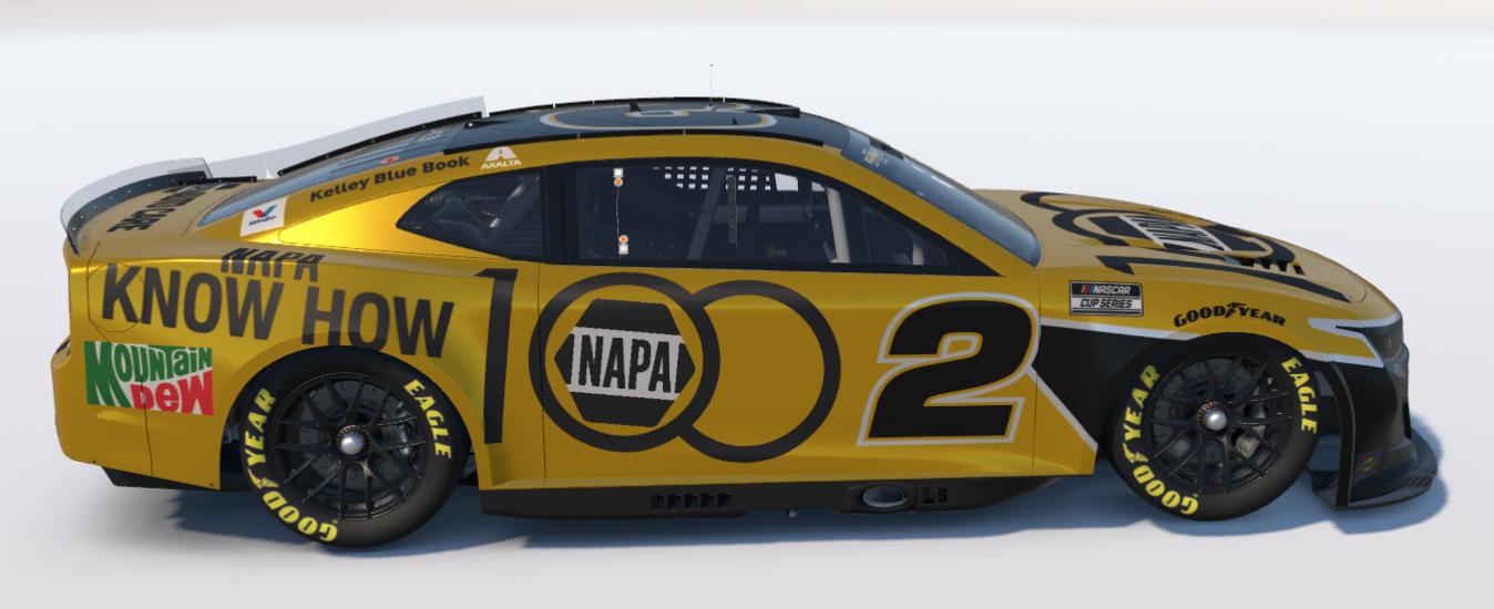 Preview of Napa 100th Anniversary NASCAR Cup Series Next Gen Camaro ZL1 by Ronald Lawson2