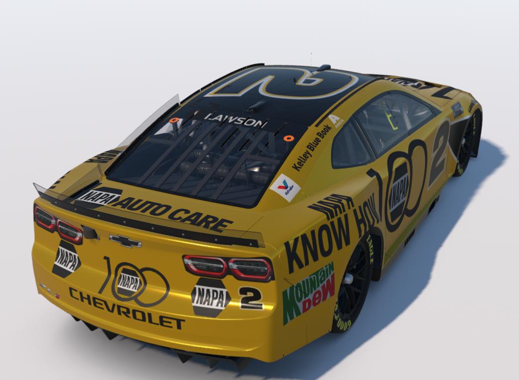 Preview of Napa 100th Anniversary NASCAR Cup Series Next Gen Camaro ZL1 by Ronald Lawson2
