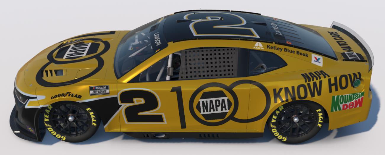 Preview of Napa 100th Anniversary NASCAR Cup Series Next Gen Camaro ZL1 by Ronald Lawson2