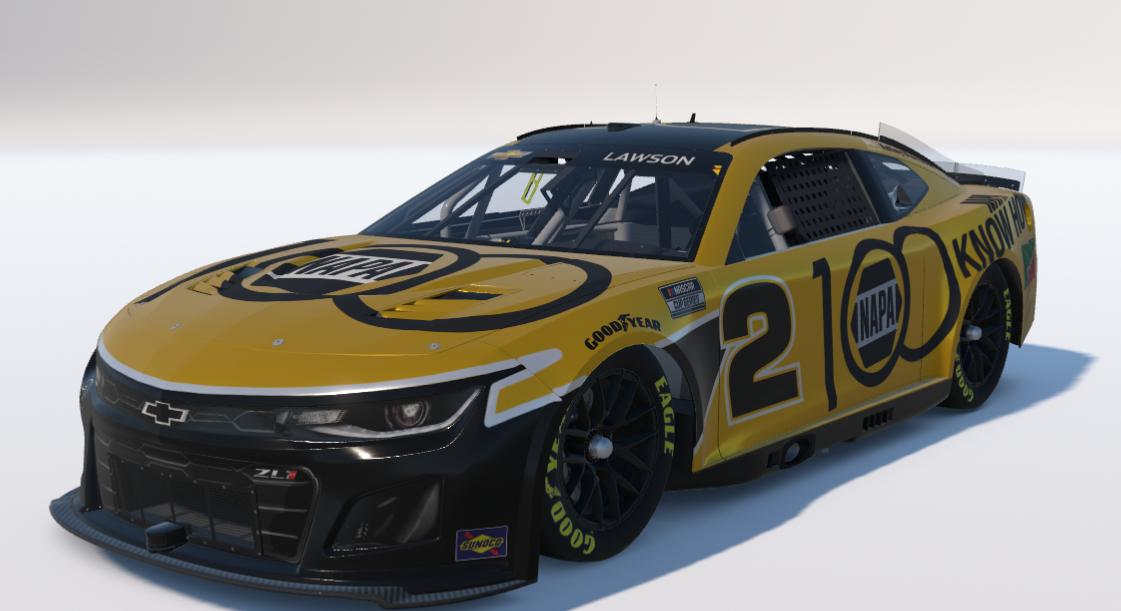 Preview of Napa 100th Anniversary NASCAR Cup Series Next Gen Camaro ZL1 by Ronald Lawson2