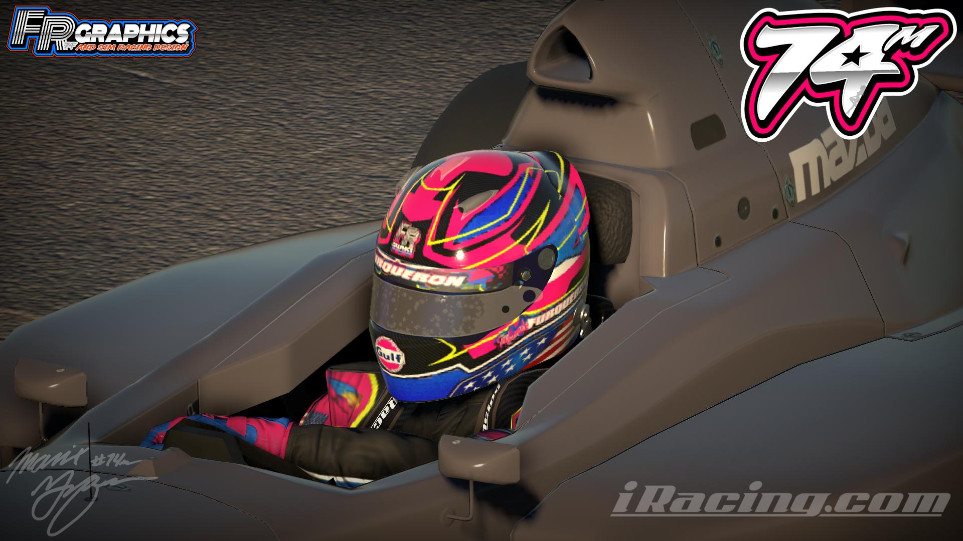 Preview of Manix Furqueron 2025 iRacing Helmet by Manix Furqueron