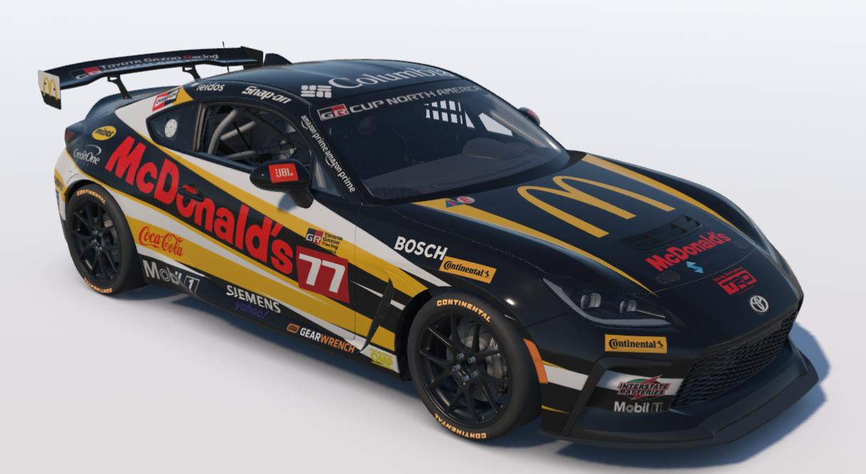 Preview of McDonalds Toyota GR86 by Ronald Lawson2