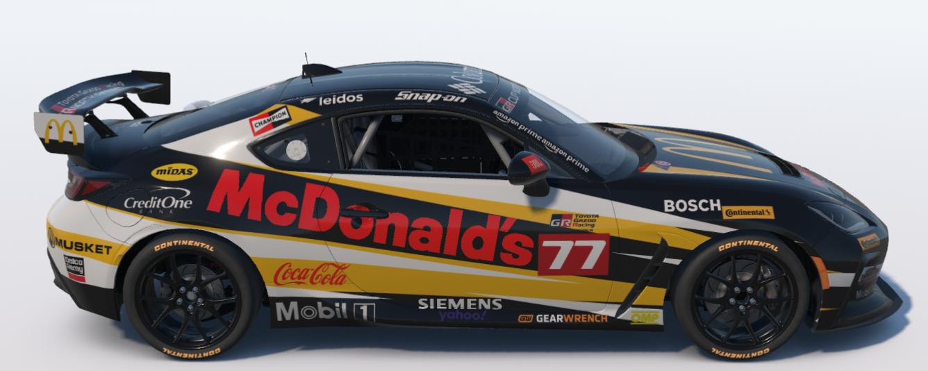 Preview of McDonalds Toyota GR86 by Ronald Lawson2