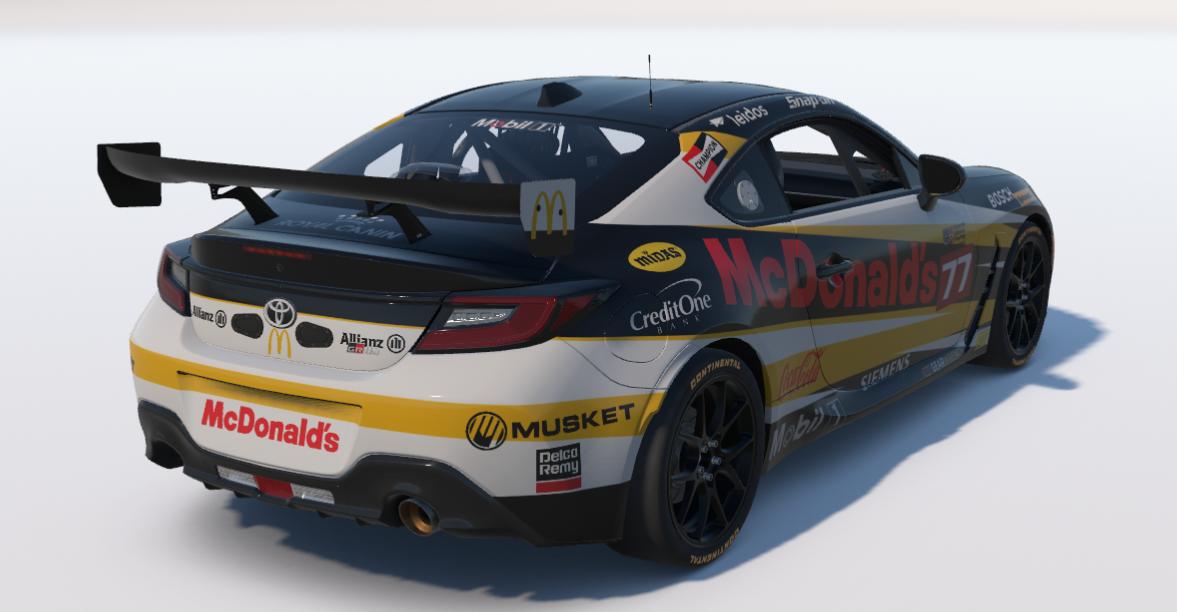 Preview of McDonalds Toyota GR86 by Ronald Lawson2