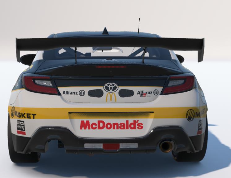Preview of McDonalds Toyota GR86 by Ronald Lawson2