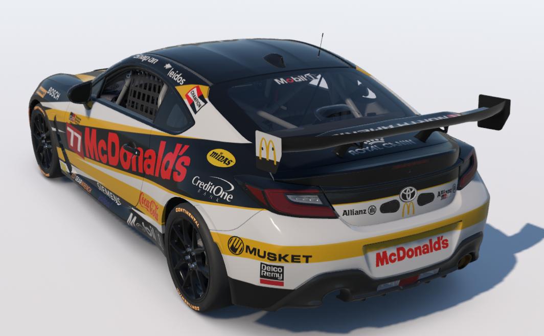 Preview of McDonalds Toyota GR86 by Ronald Lawson2