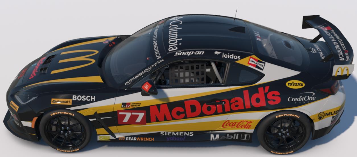 Preview of McDonalds Toyota GR86 by Ronald Lawson2