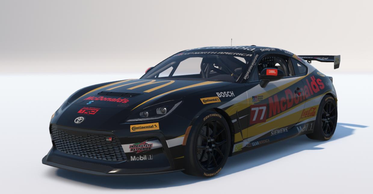 Preview of McDonalds Toyota GR86 by Ronald Lawson2