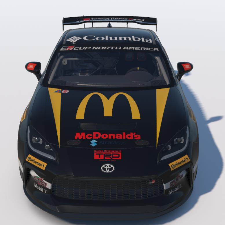 Preview of McDonalds Toyota GR86 by Ronald Lawson2