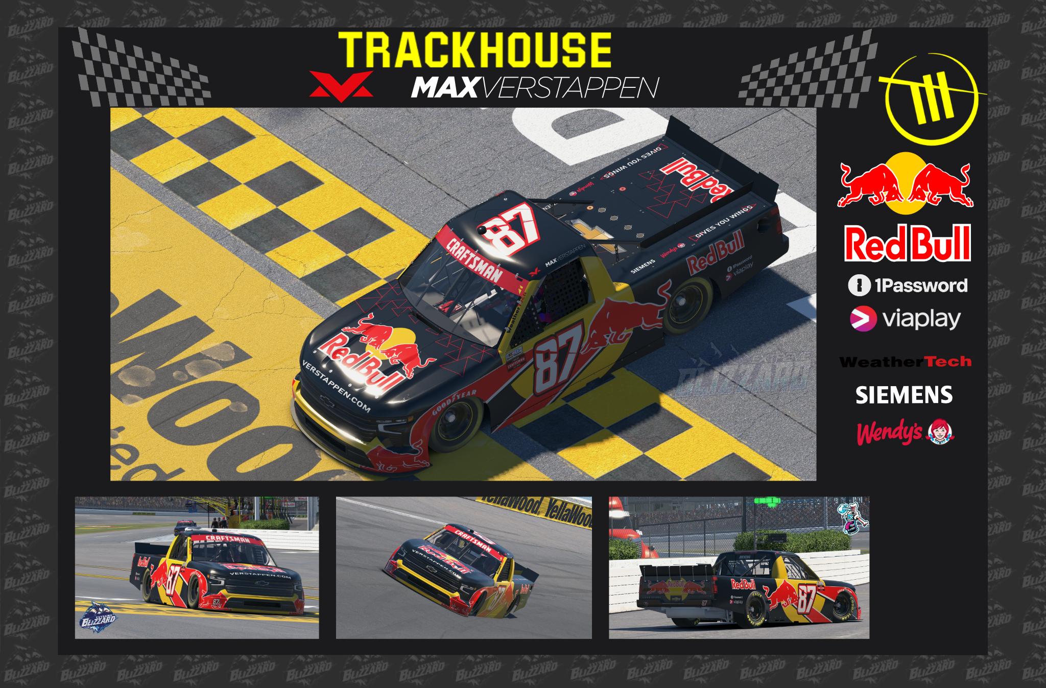 Preview of Trackhouse Redbull #87 Verstappen Chevrolet Silverado Truck 2019 by Ben D.