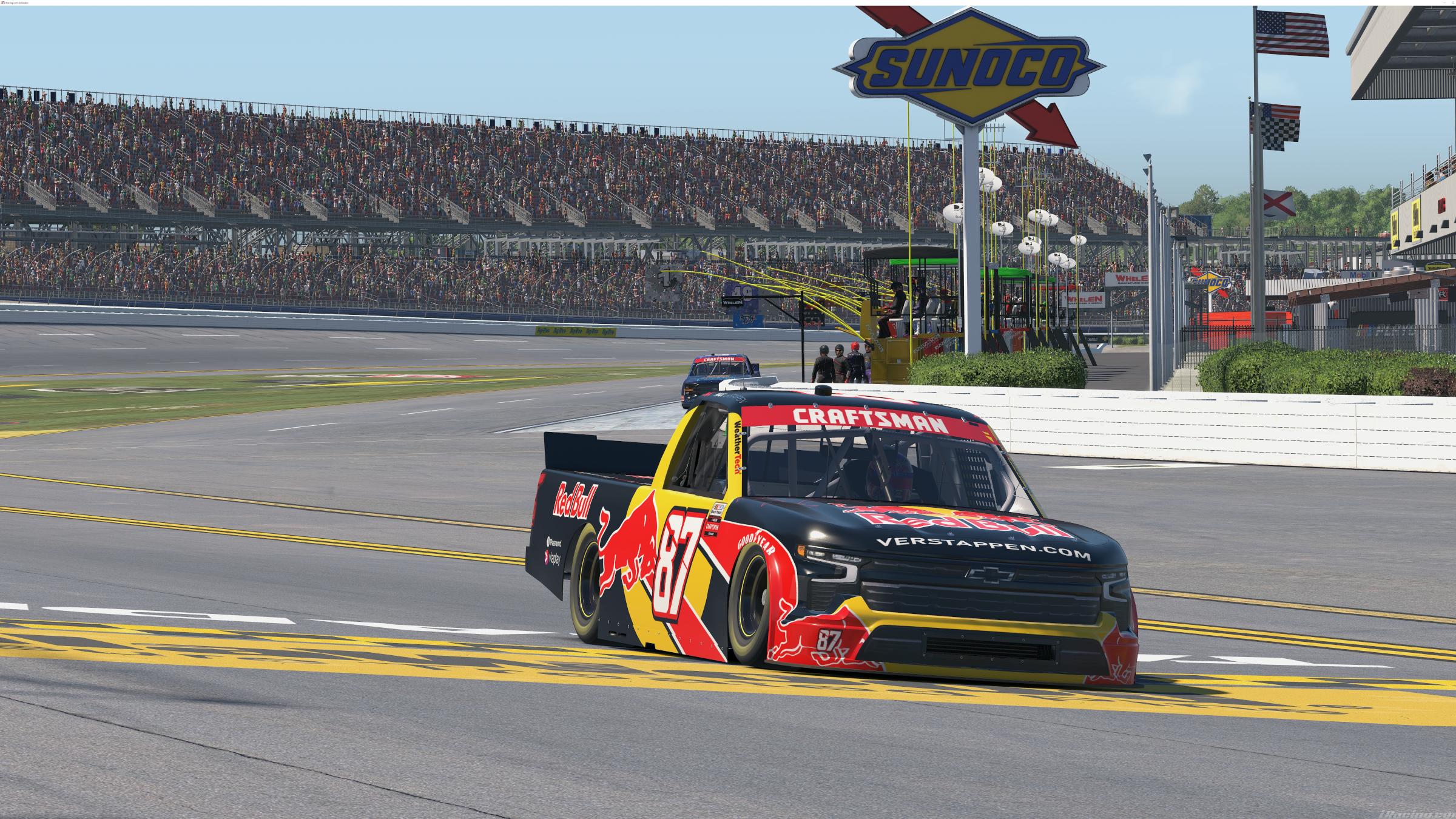 Preview of Trackhouse Redbull #87 Verstappen Chevrolet Silverado Truck 2019 by Ben D.