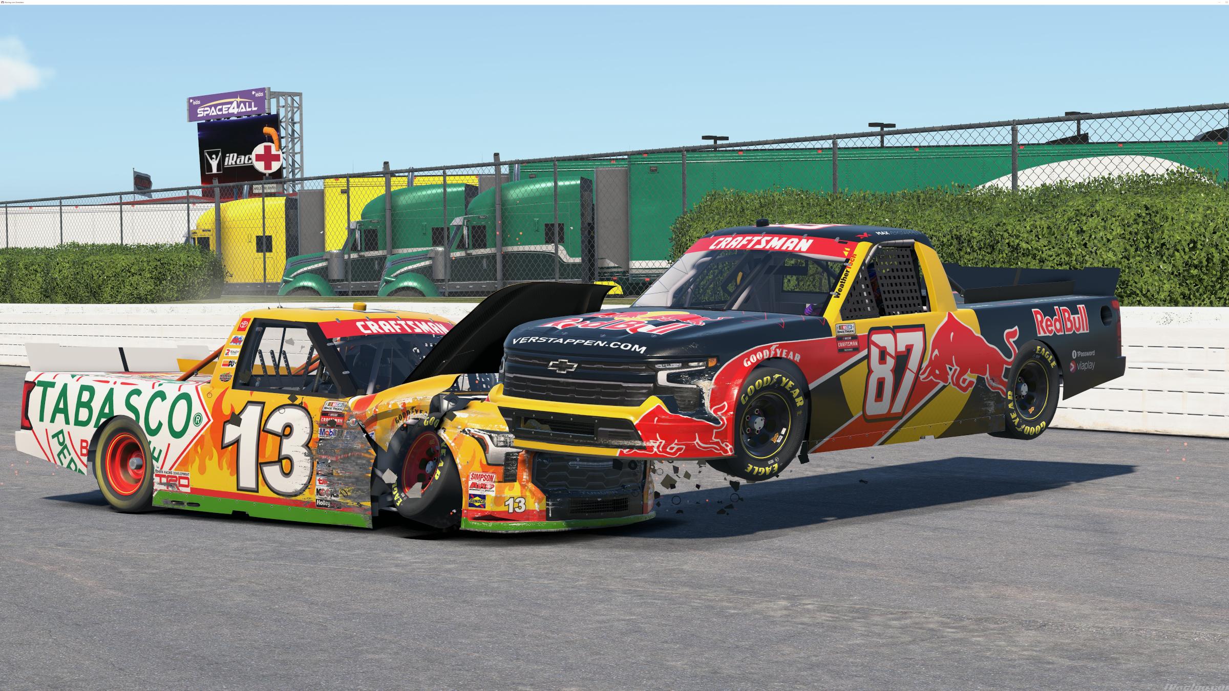 Preview of Trackhouse Redbull #87 Verstappen Chevrolet Silverado Truck 2019 by Ben D.