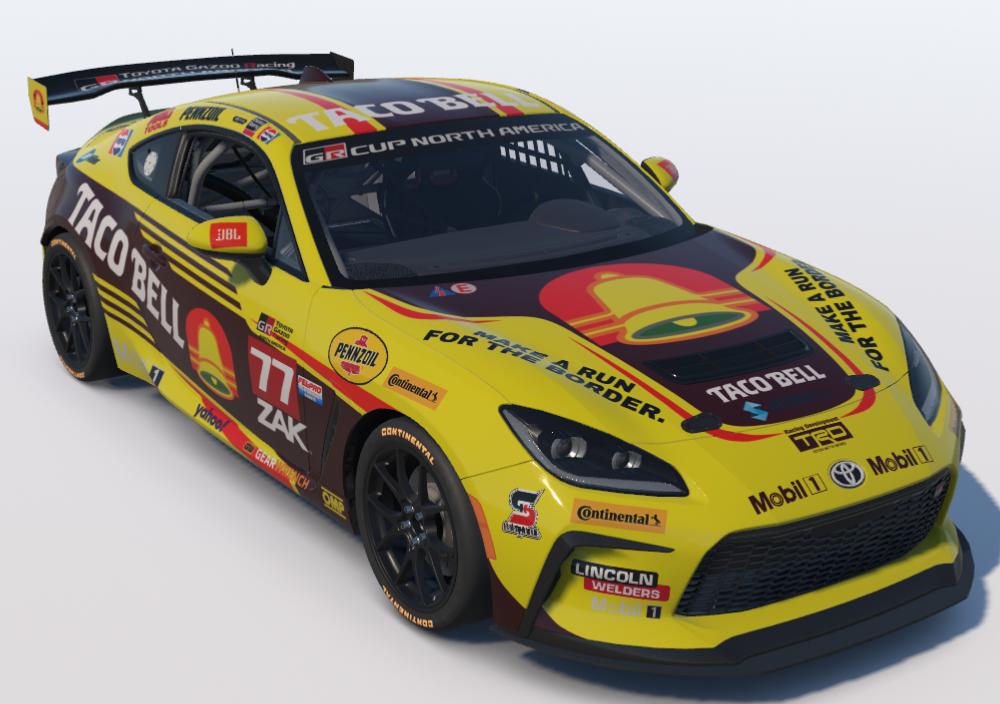Preview of Taco Bell 1985 Make a Run for the Border Toyota GR86 by Ronald Lawson2