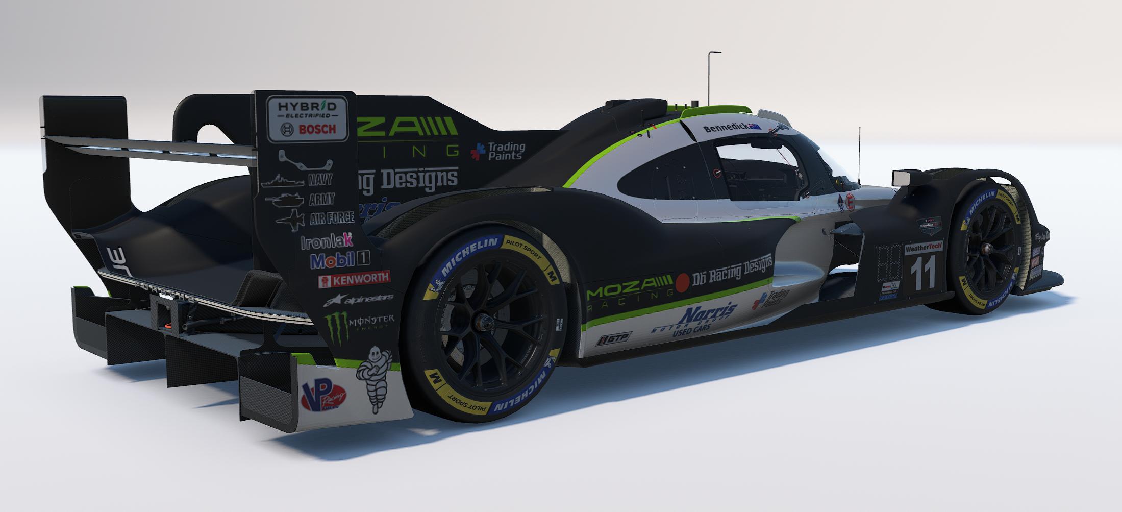 Preview of DB Racing Designs/MOZA Racing/Trading Paints Porsche 963 GTP by Drew Bennedick