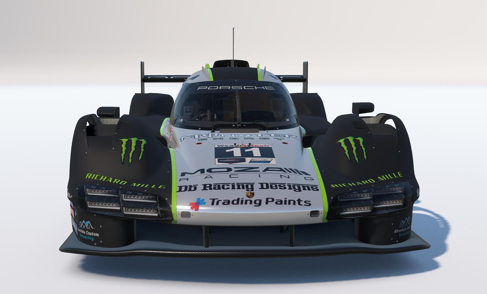 Preview of DB Racing Designs/MOZA Racing/Trading Paints Porsche 963 GTP by Drew Bennedick