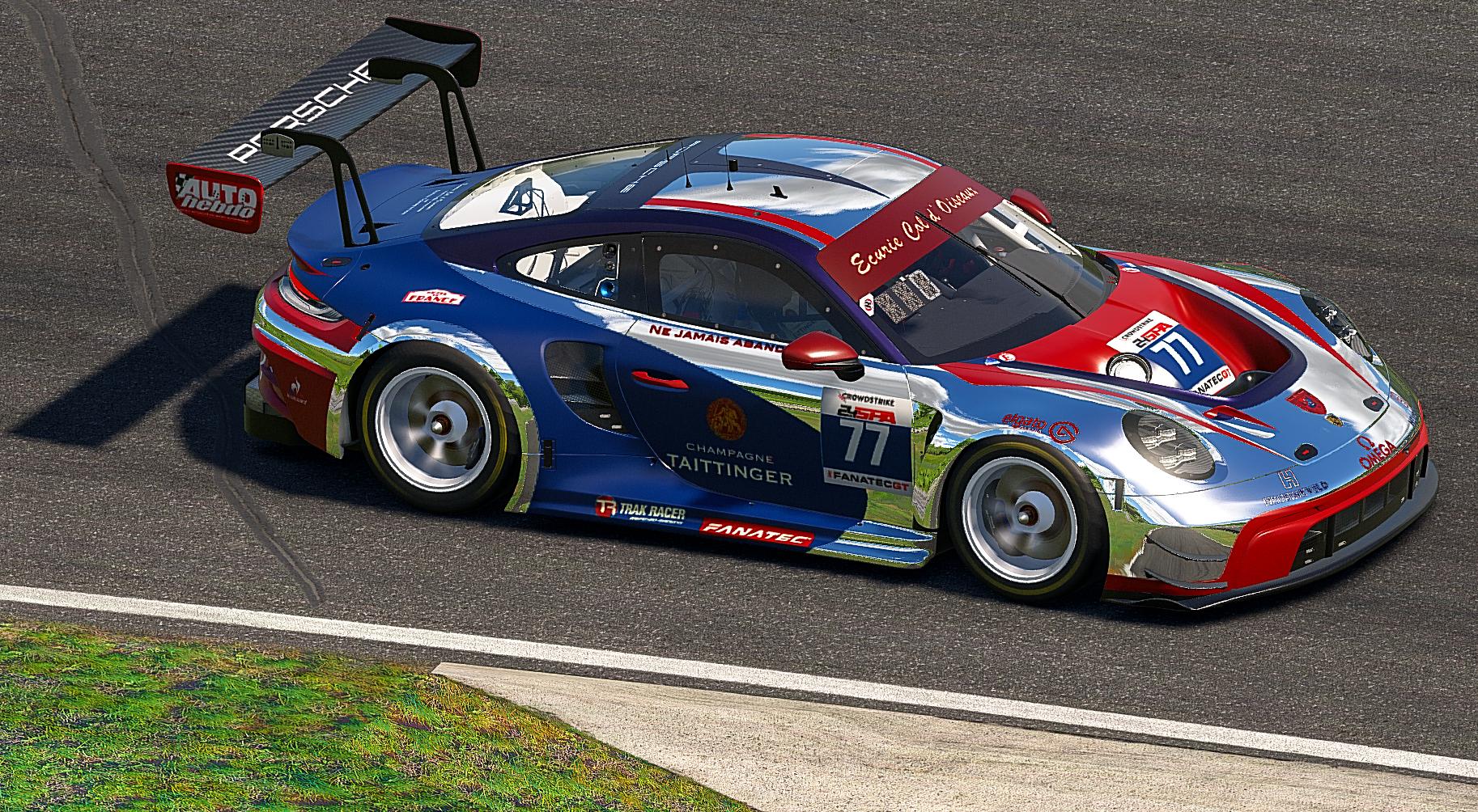 Preview of Ecurie Porsche 911 GT3 R (992) chrome 2025 by Mike Riedner