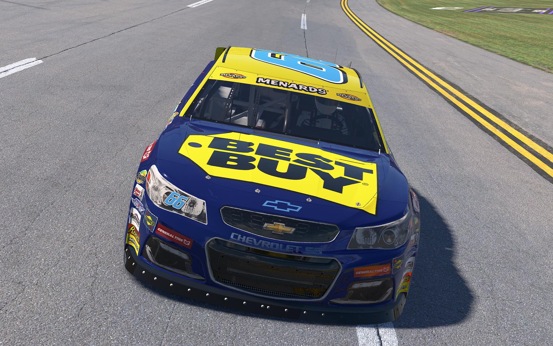 Preview of ARCA Chevy SS Best Buy #66 Jeff Green 2007 custom number by Brian J Oshenska