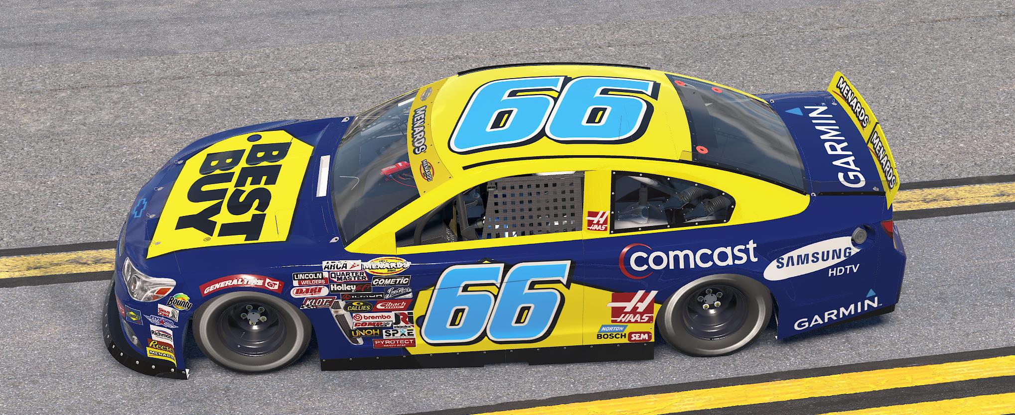 Preview of ARCA Chevy SS Best Buy #66 Jeff Green 2007 custom number by Brian J Oshenska