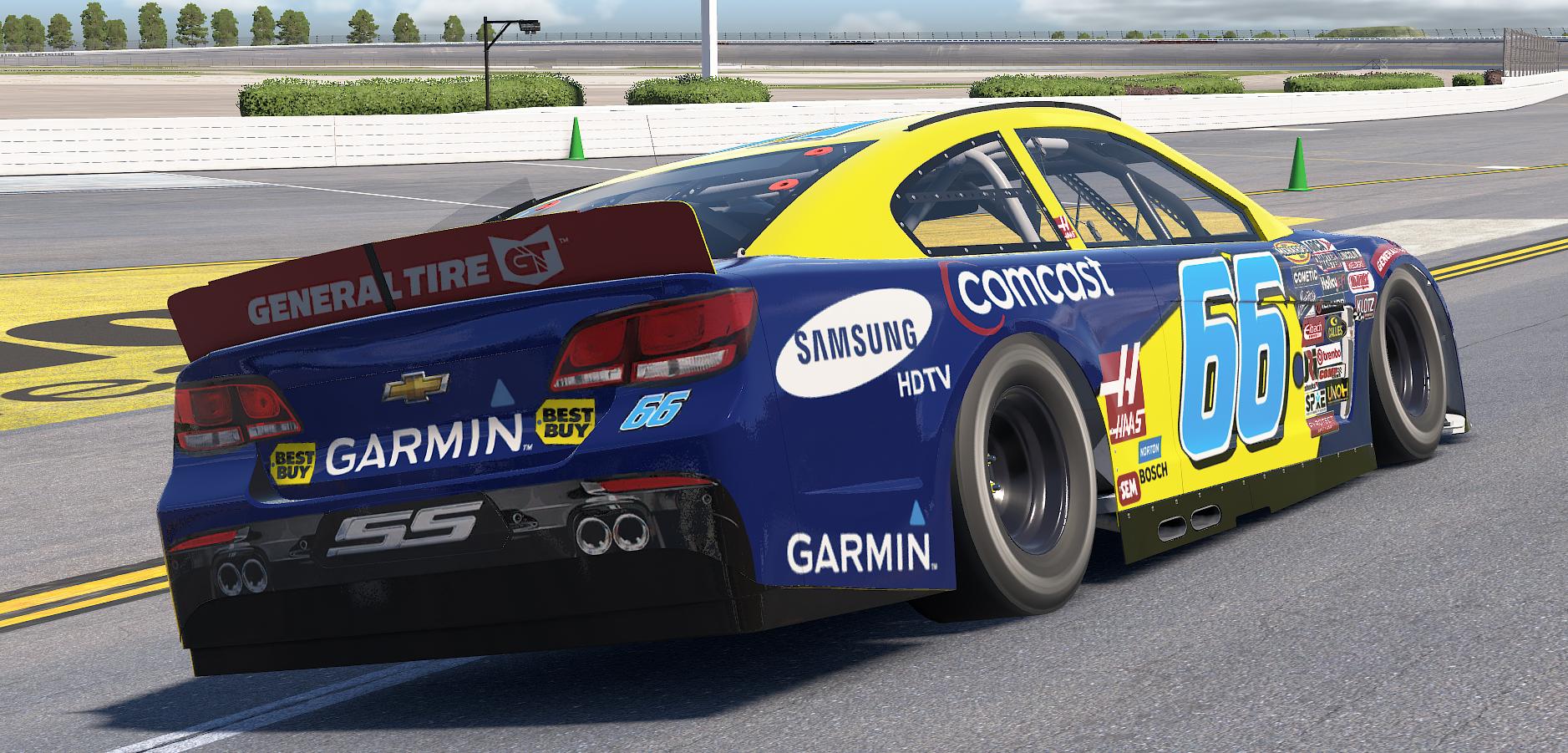 Preview of ARCA Chevy SS Best Buy 66 Jeff Green 2007 sim number by Brian J Oshenska