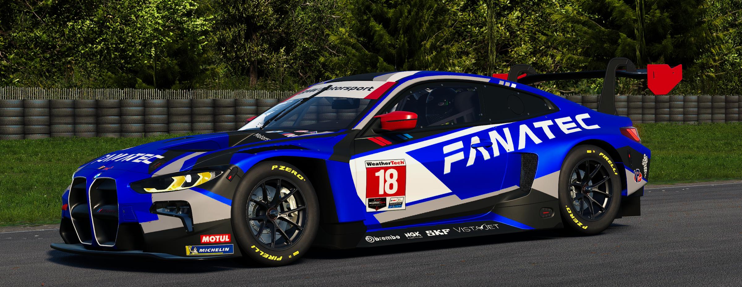 Preview of BMW M4 GT3 - Neon Blue FANATEC by Scott N.