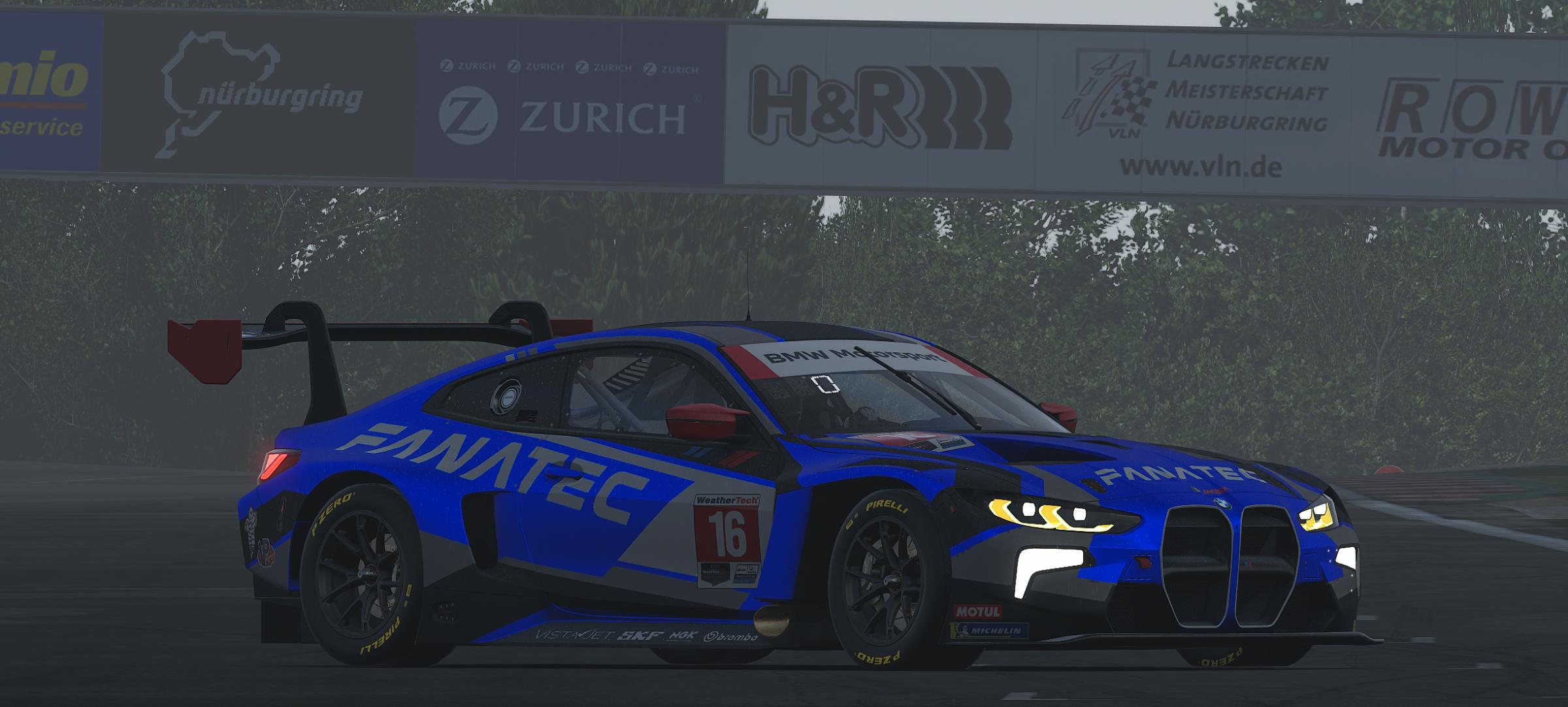 Preview of BMW M4 GT3 - Neon Blue FANATEC by Scott N.
