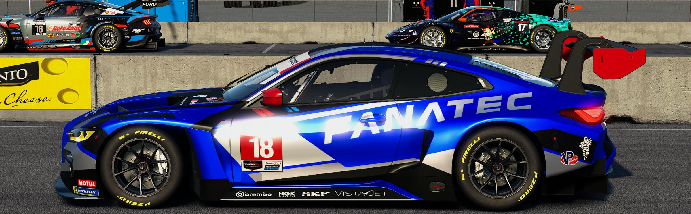 Preview of BMW M4 GT3 - Neon Blue FANATEC by Scott N.