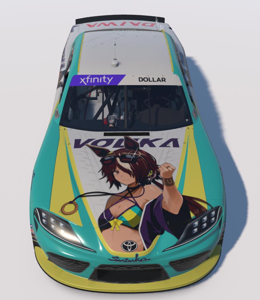 Preview of Umamusume "Vodka Tires" NASCAR Xfinity Toyota "Suzuka" by Brandon Dollar