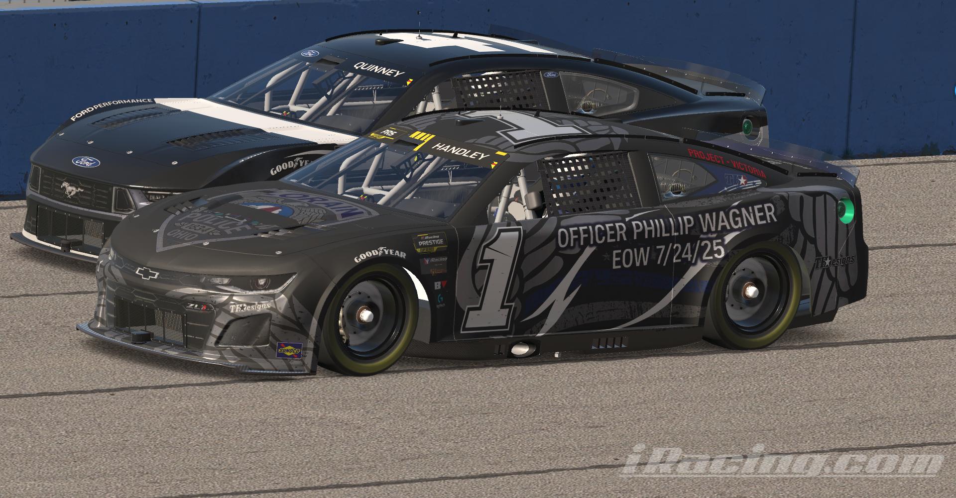Preview of #1 - Wyatt Youngblood - Back The Blue / TH Designs - 2025 Prestige Next Gen Cup Series by Teejay Handley