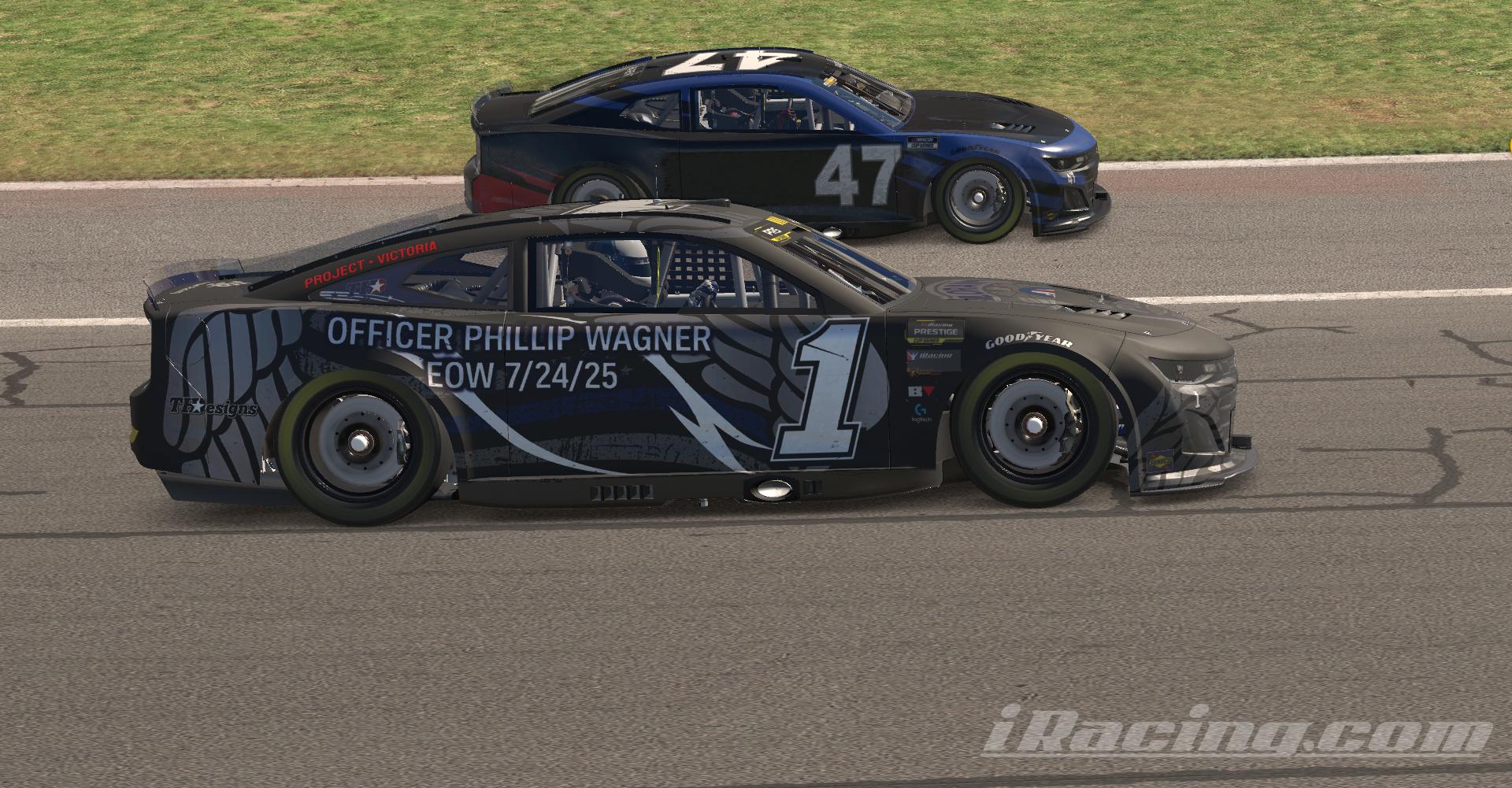 Preview of #1 - Wyatt Youngblood - Back The Blue / TH Designs - 2025 Prestige Next Gen Cup Series by Teejay Handley