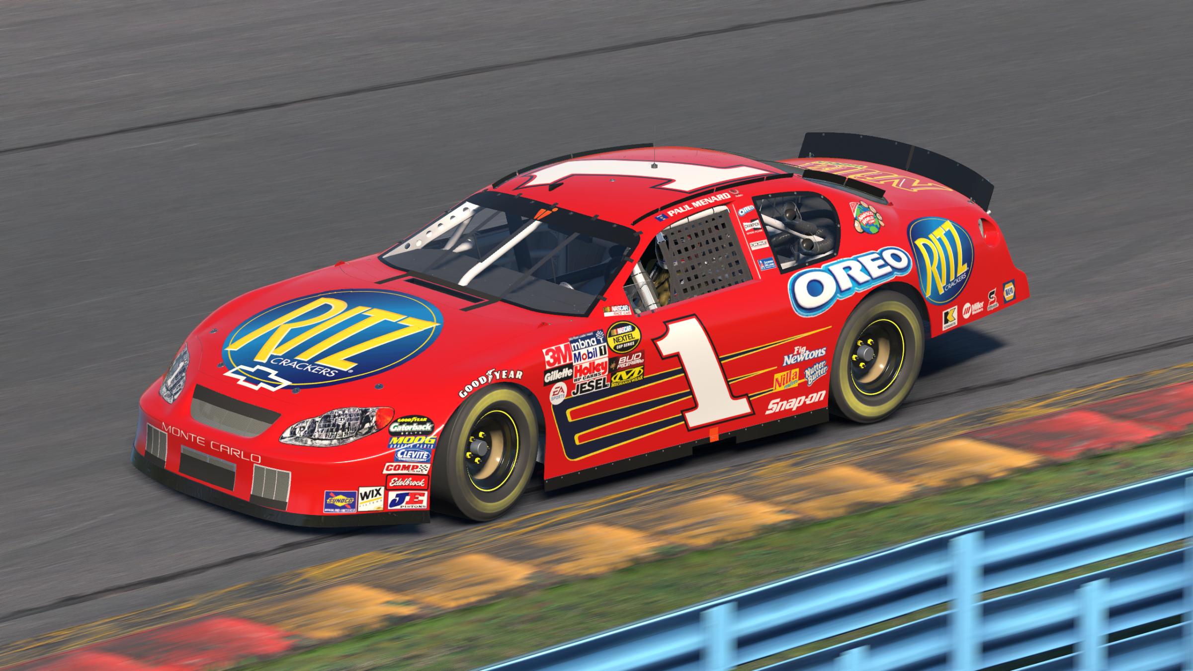 Preview of Paul Menard #1 2005 Kraft/Ritz Chevy Monte Carlo by Evan Lach