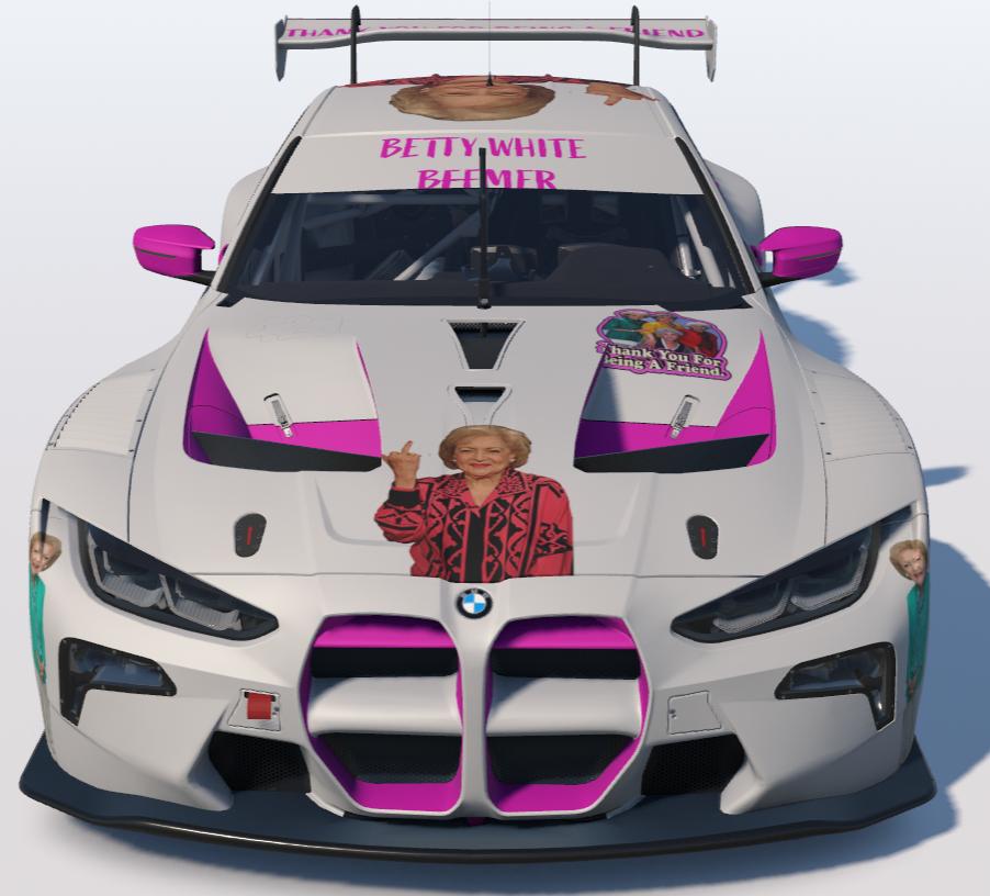 Preview of Betty White Beemer BMW M4 GT3  by Todd Schwarz