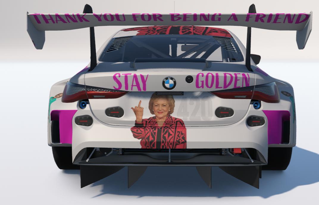 Preview of Betty White Beemer BMW M4 GT3  by Todd Schwarz