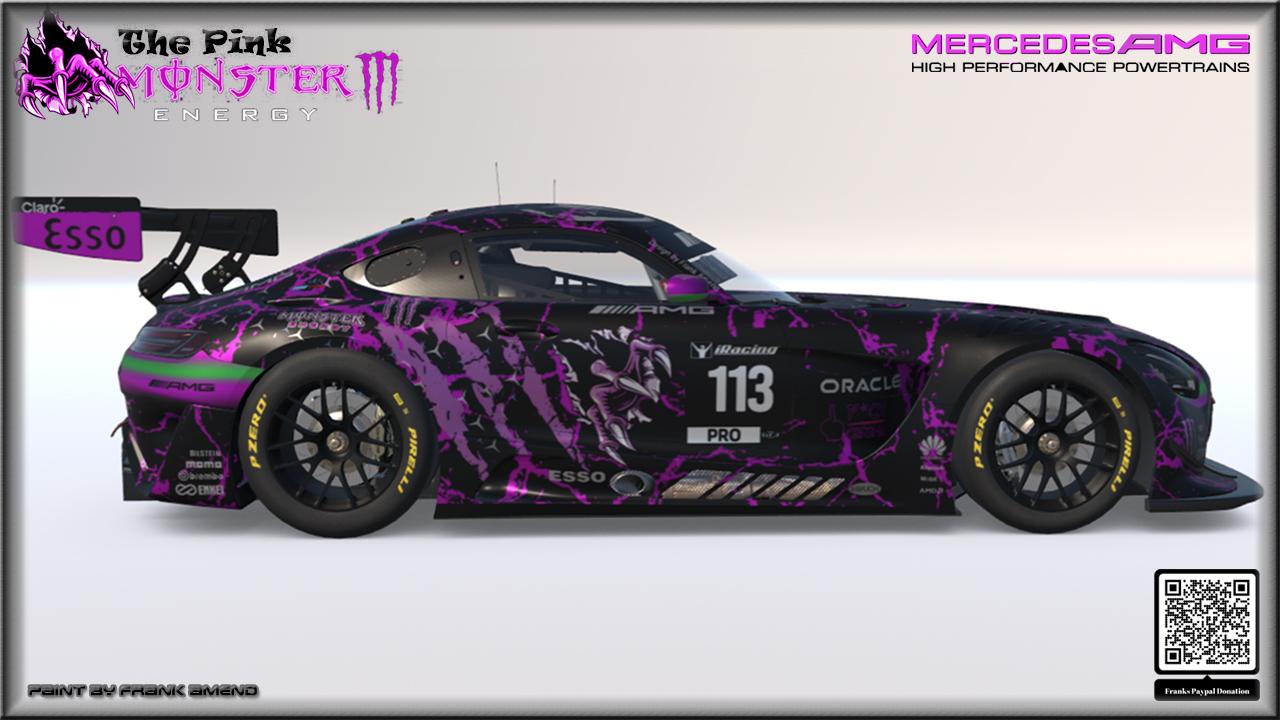 Preview of The Pink Monster Mercedes-AMG GT3 2020 by Frank Amend