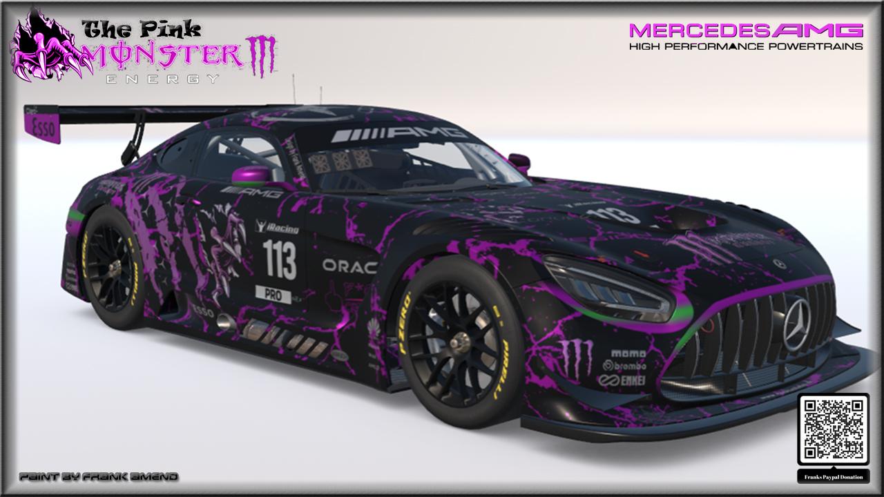 Preview of The Pink Monster Mercedes-AMG GT3 2020 by Frank Amend