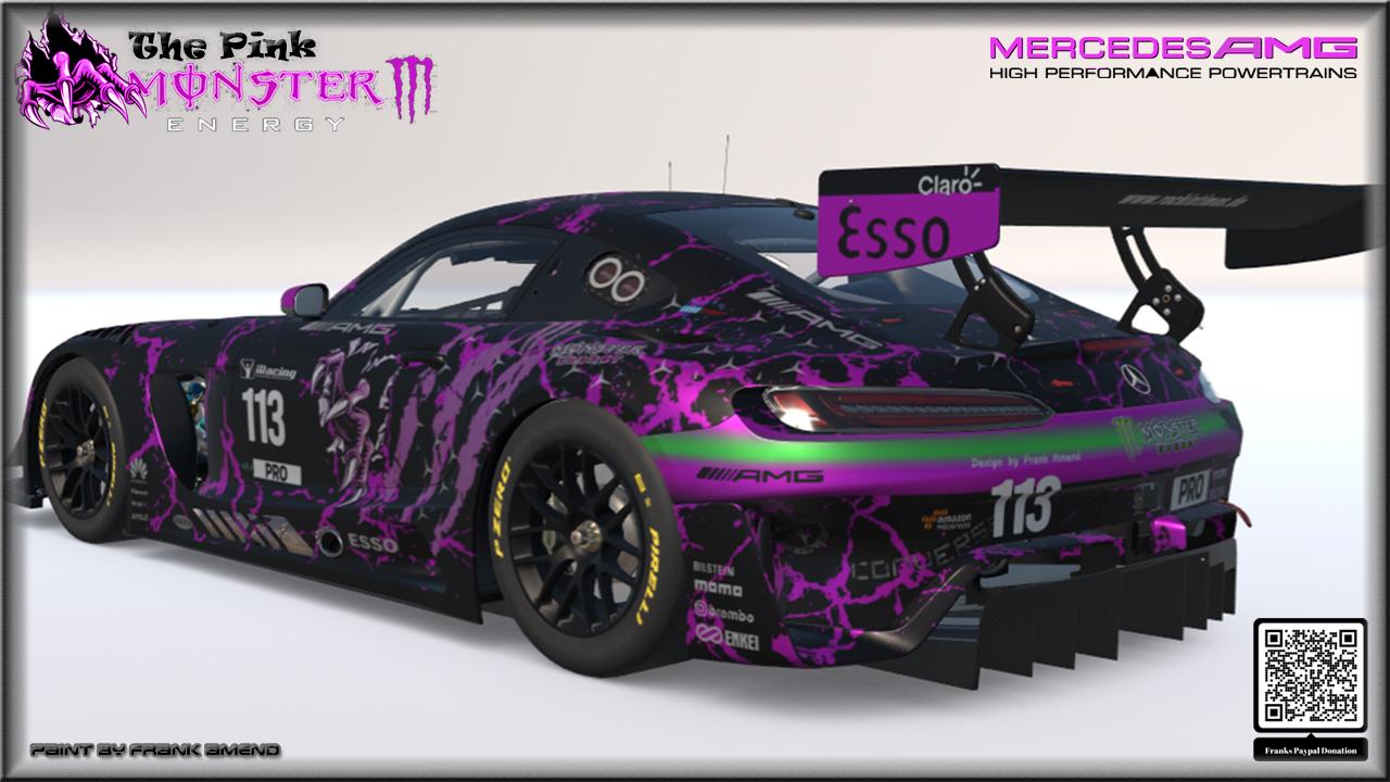 Preview of The Pink Monster Mercedes-AMG GT3 2020 by Frank Amend