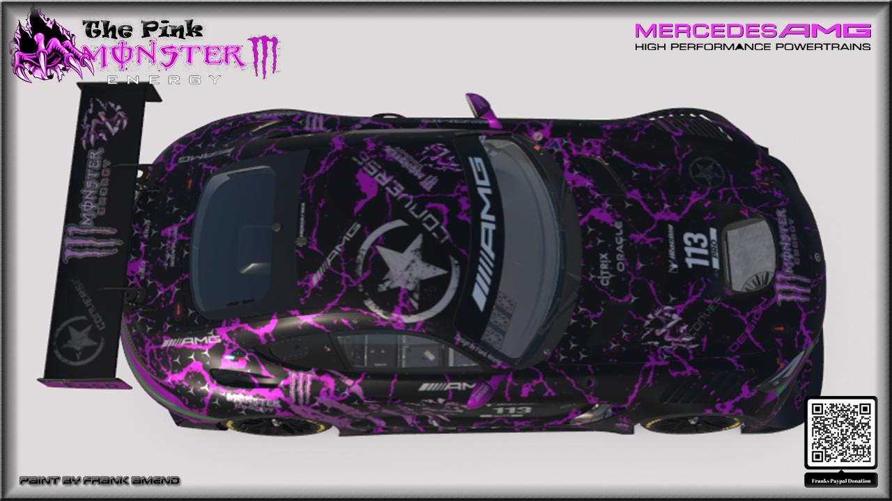 Preview of The Pink Monster Mercedes-AMG GT3 2020 by Frank Amend