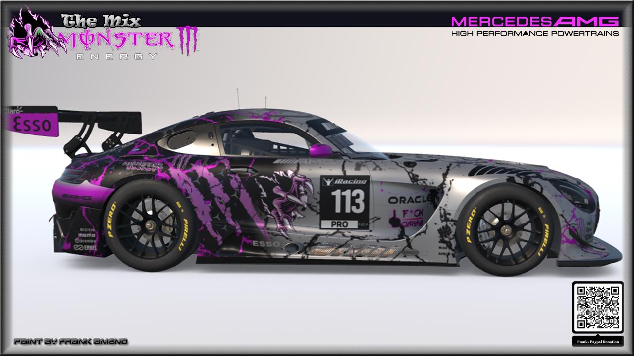Preview of The Mix Monster Mercedes-AMG GT3 2020 by Frank Amend