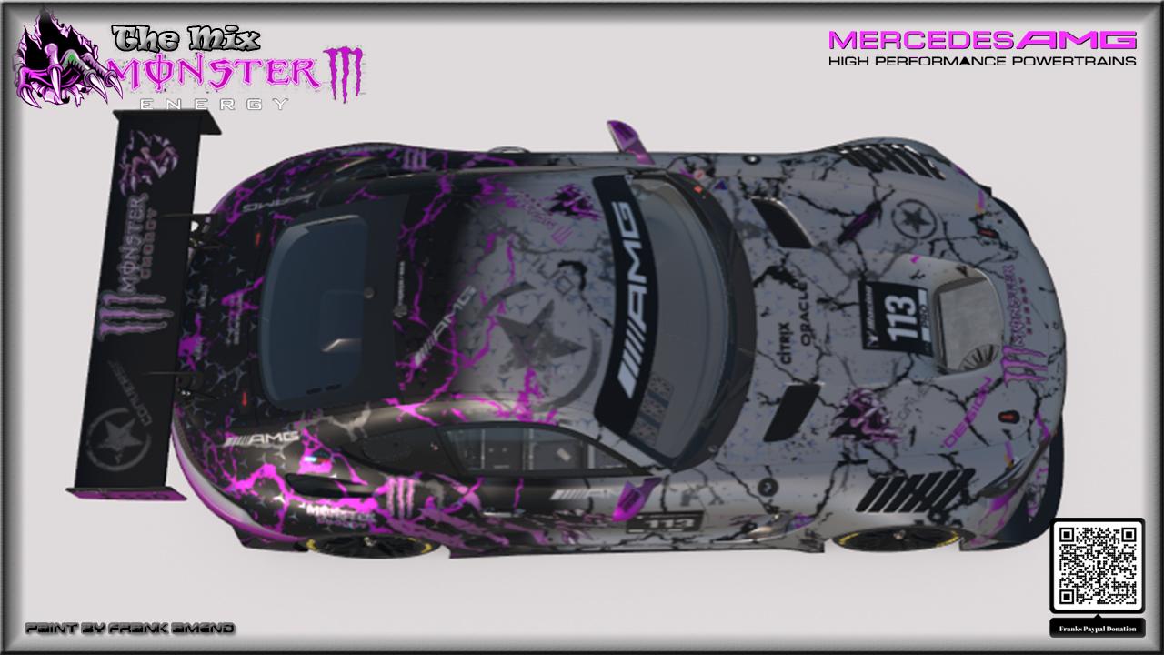 Preview of The Mix Monster Mercedes-AMG GT3 2020 by Frank Amend