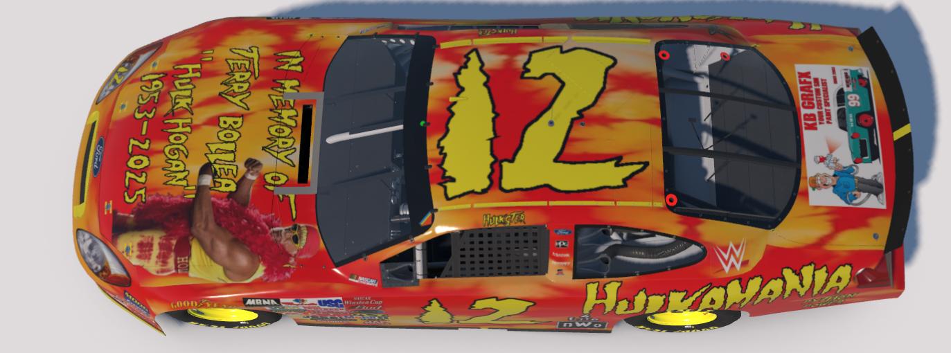 Preview of #12 In Memory Of Hulk Hogan Ford Taurus by Keith Batson
