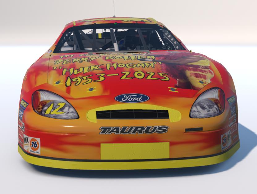 Preview of #12 In Memory Of Hulk Hogan Ford Taurus by Keith Batson