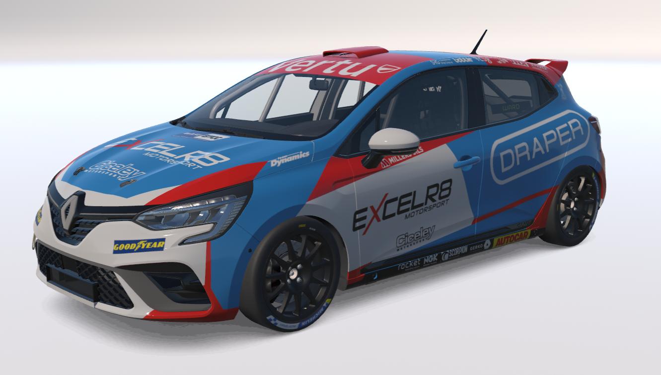 Preview of Adam Morgan - Team Vertu - Clio by David Wardy Ward